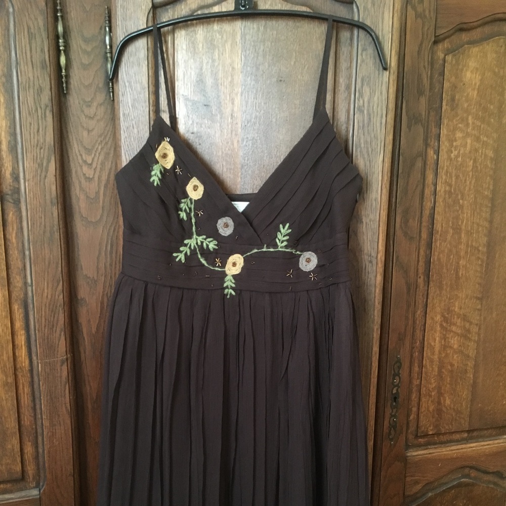 Silk Cocktail Dress, perfect for Autumn M anthro